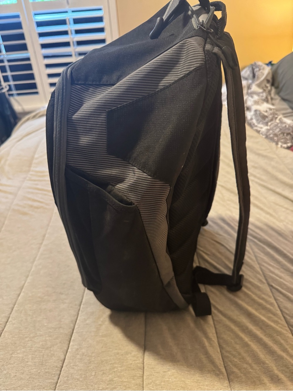 Louisville Slugger Omaha Baseball Backpack Bat Bag Black Gray - Picture 3 of 5